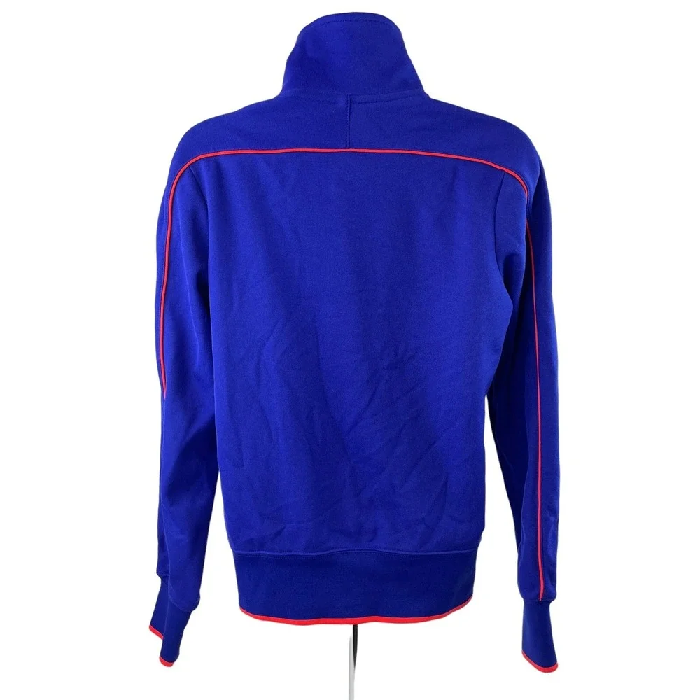 VINTAGE Nike Sportswear Jacket Womens Medium Blue Athletic Track Jacket